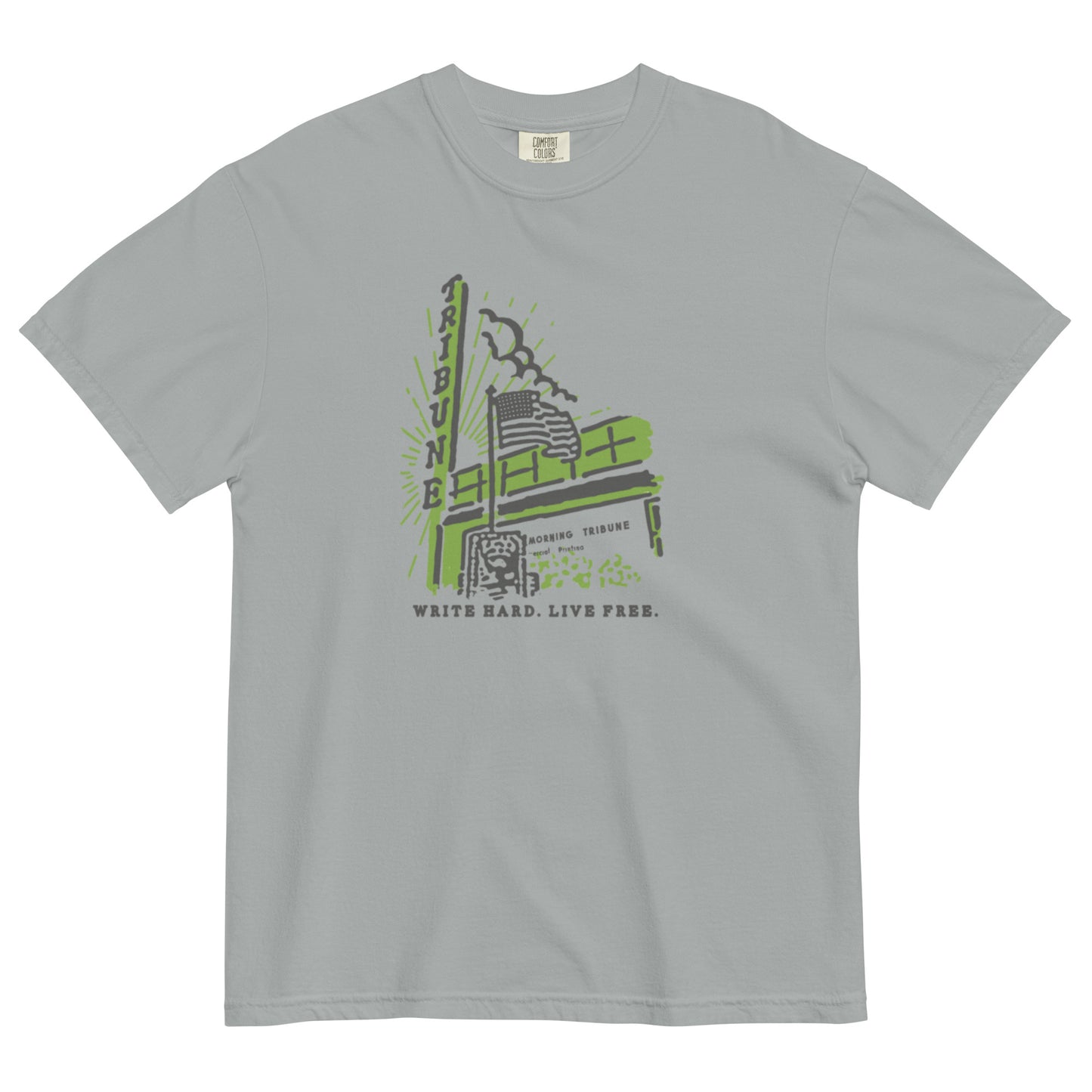 Unisex garment-dyed heavyweight t-shirt
