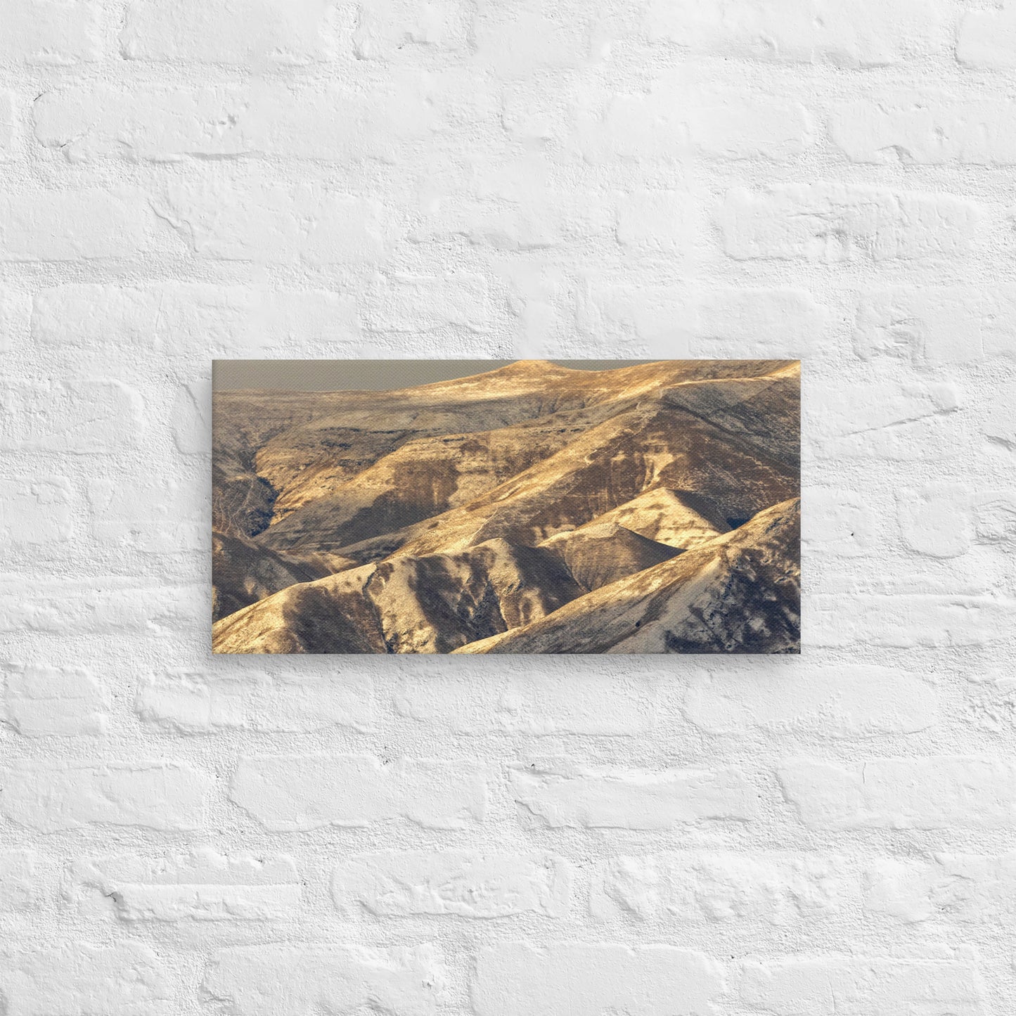 Photo Canvas Print: Lewiston Hill Draped in Snow