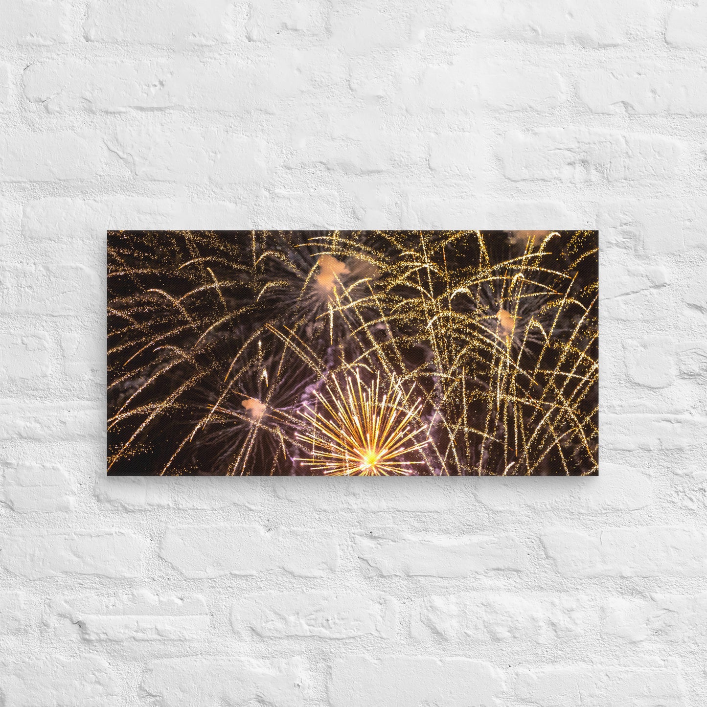 Photo Canvas Print: Fireworks