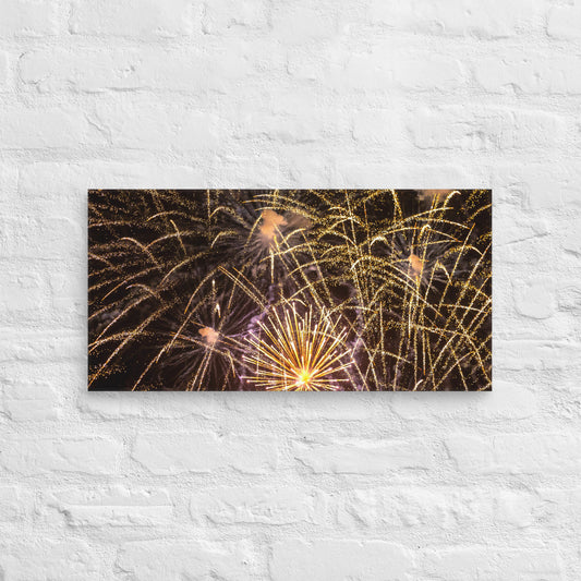 Photo Canvas Print: Fireworks