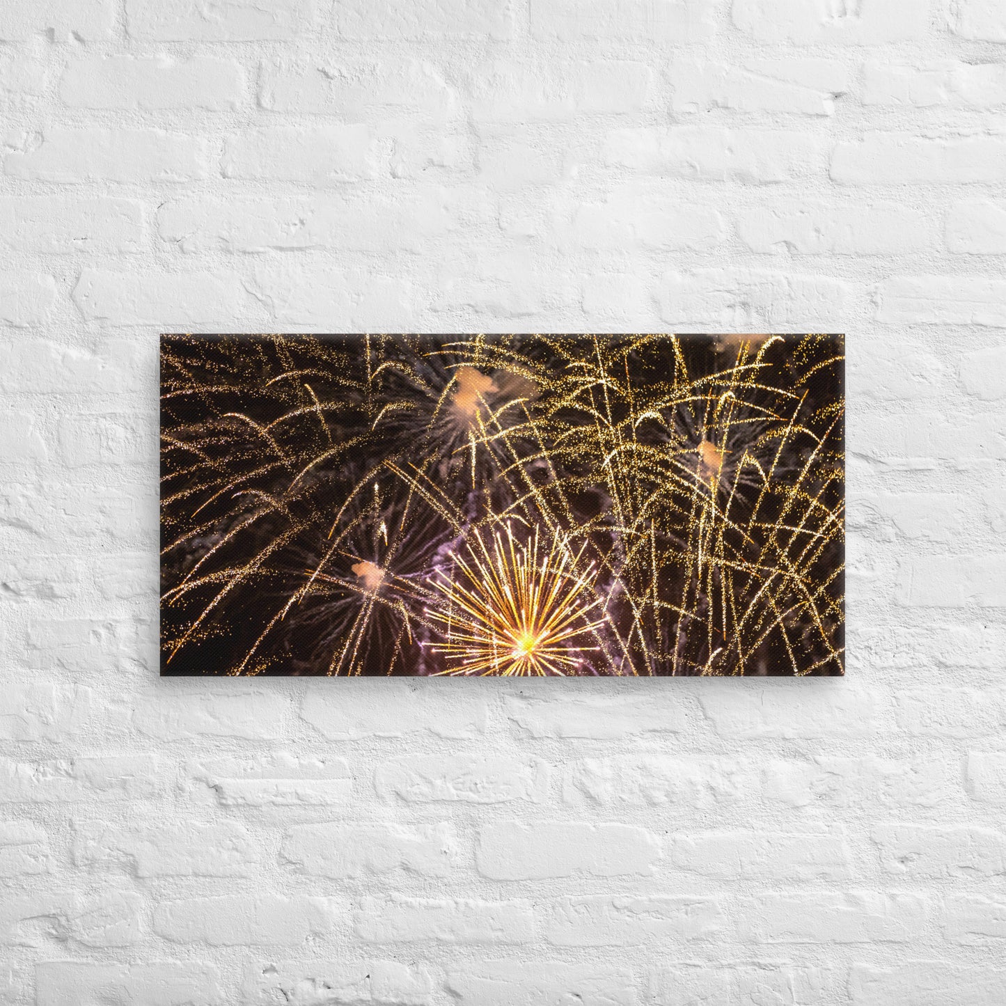 Photo Canvas Print: Fireworks