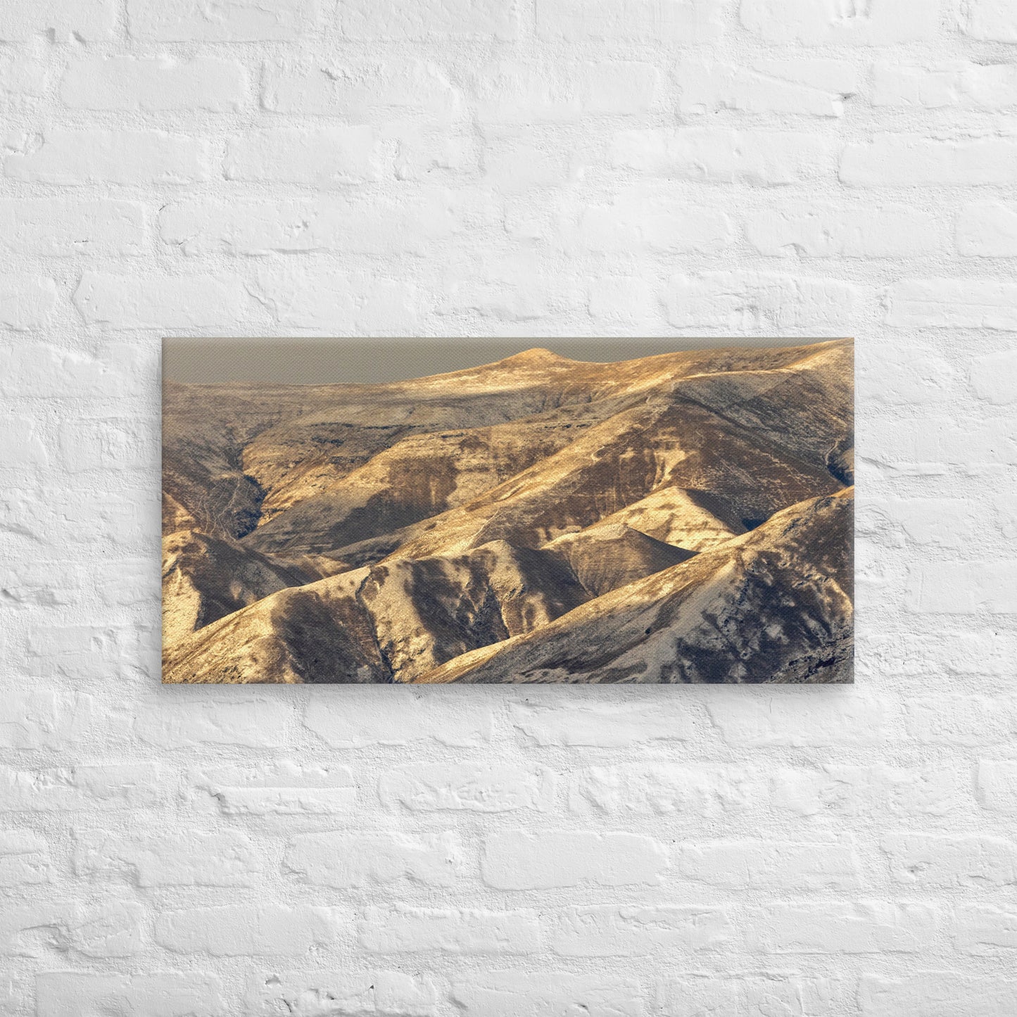 Photo Canvas Print: Lewiston Hill Draped in Snow