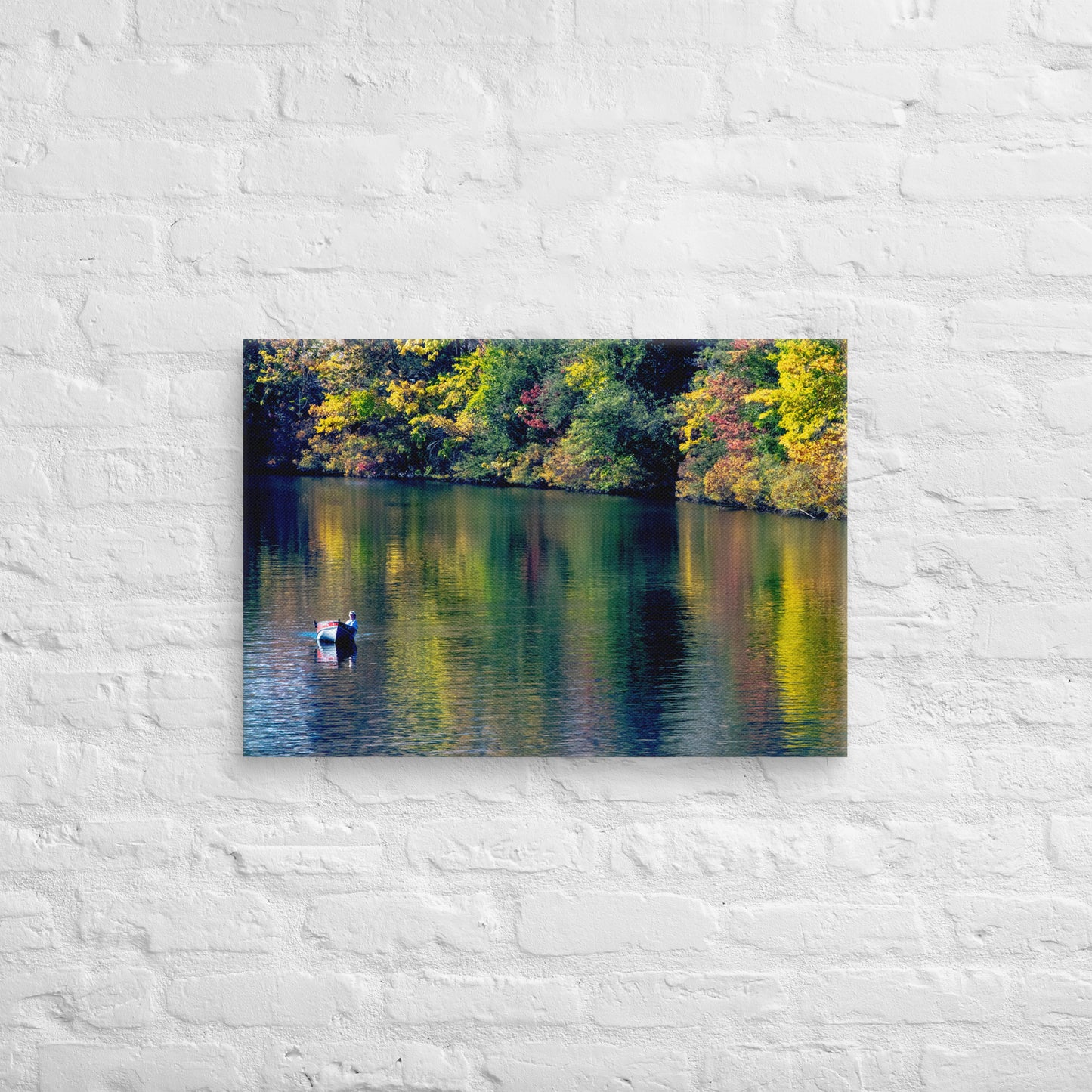 Photo Canvas Print: Autumn River